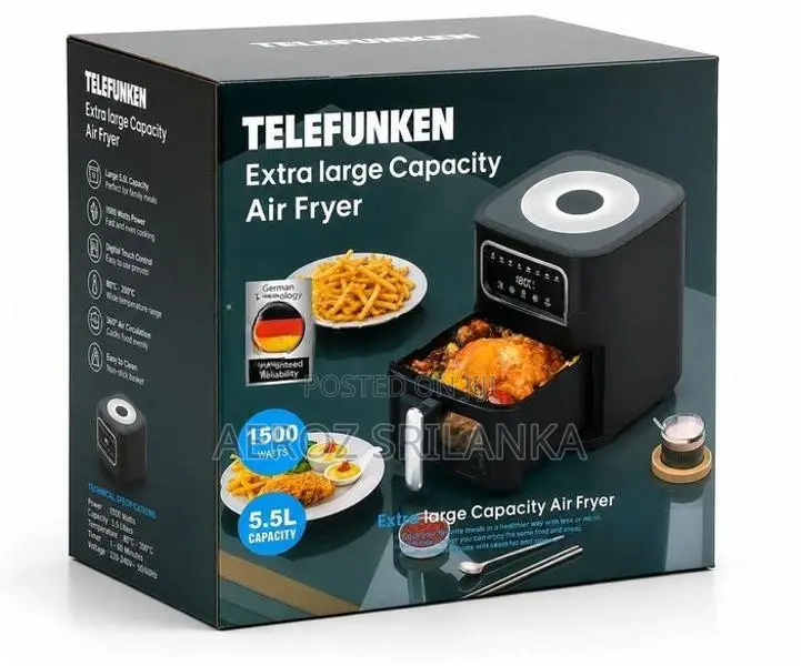New Telefunken 5.5L Visual Airfryer _ Germany