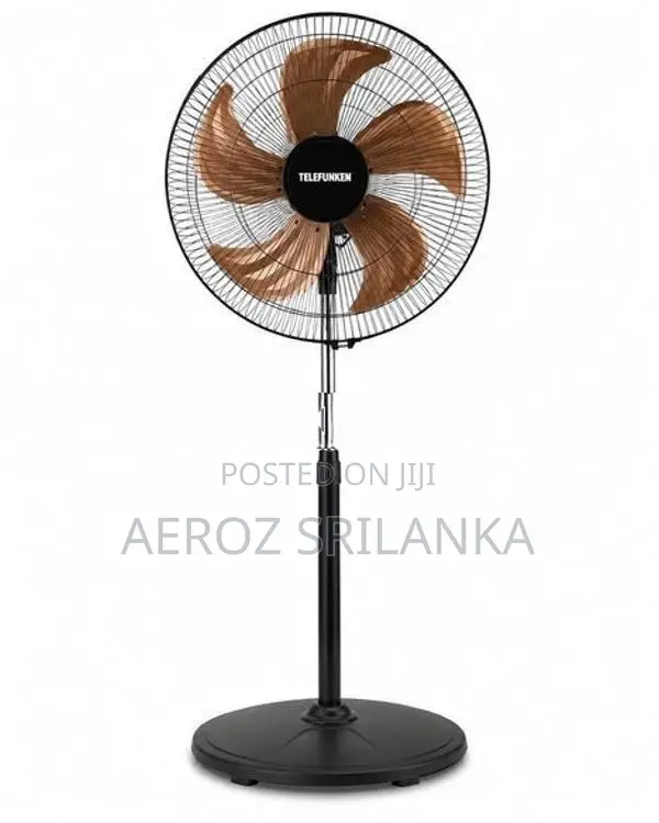 New Telefunken 18'' Heavy Duty Aluminium Blade Stand fan _ Germany