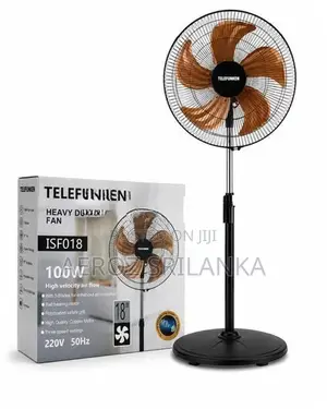 New Telefunken 18'' Heavy Duty Aluminium Blade Stand fan _ Germany
