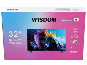 Wisdom 32" Inch Hd LED Frameless Tv