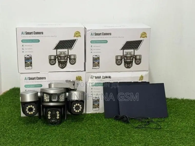 4G TRIPLE LENS AI SOLAR SMART CAMERA