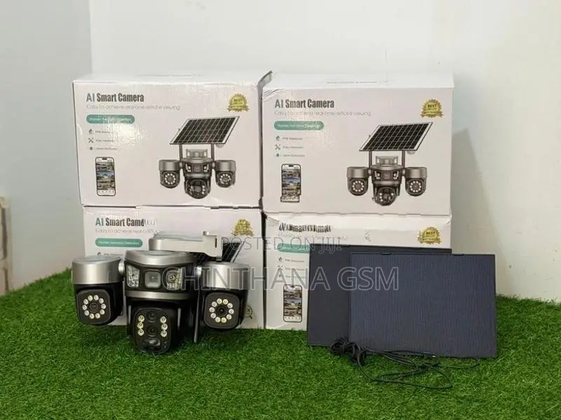 4G TRIPLE LENS AI SOLAR SMART CAMERA