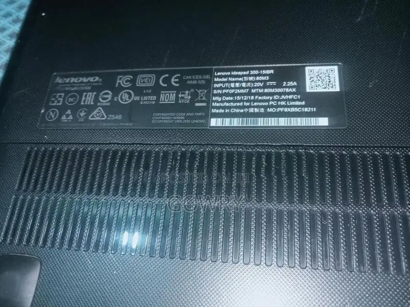 “Lenovo IdeaPad 300-15IBR Laptop – For Repair/Parts”