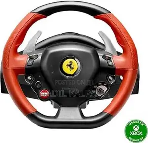 Xbox One S With Official Ferrari Steering Wheel