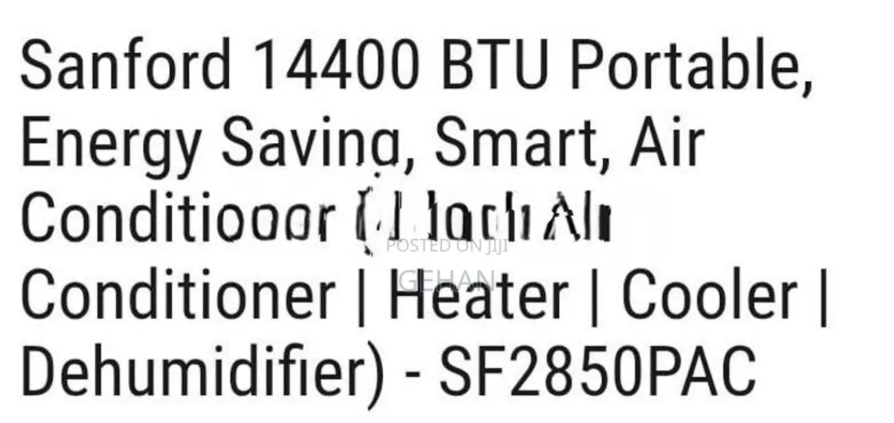 Brand New Portable AC 14400 BTU