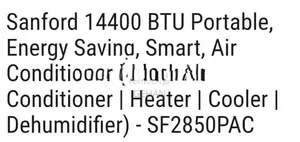 Brand New Portable AC 14400 BTU