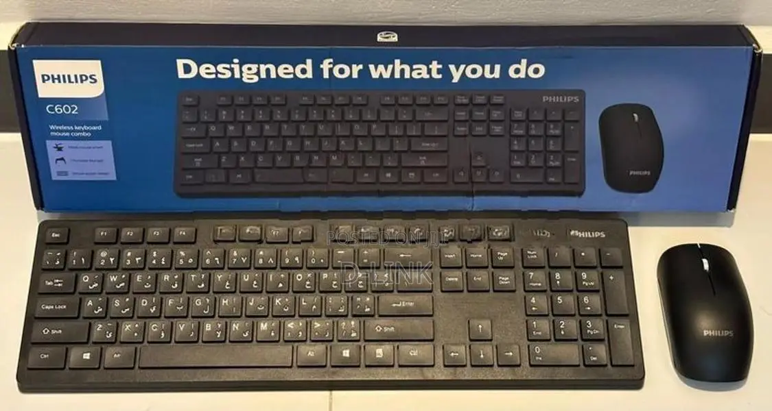 Wireless Philips Keyboard With Mouse Combo