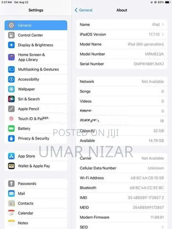 Apple iPad 6th Generation