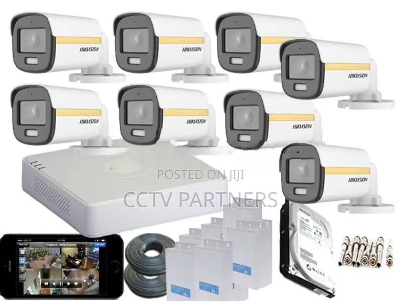 Hikvision 8 Channel ColorVu Audio Gold Line Turbo HD CCTV Packages