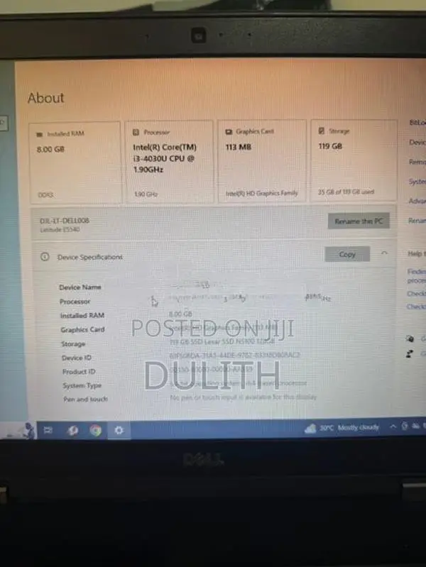 Dell Latitude i3 - 4th Gen