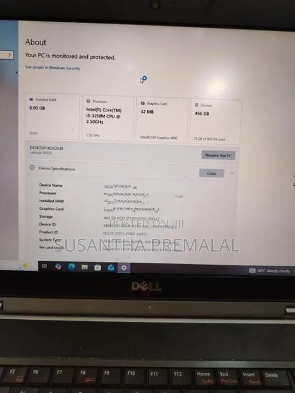 5I 8th Gen Dell Laptop