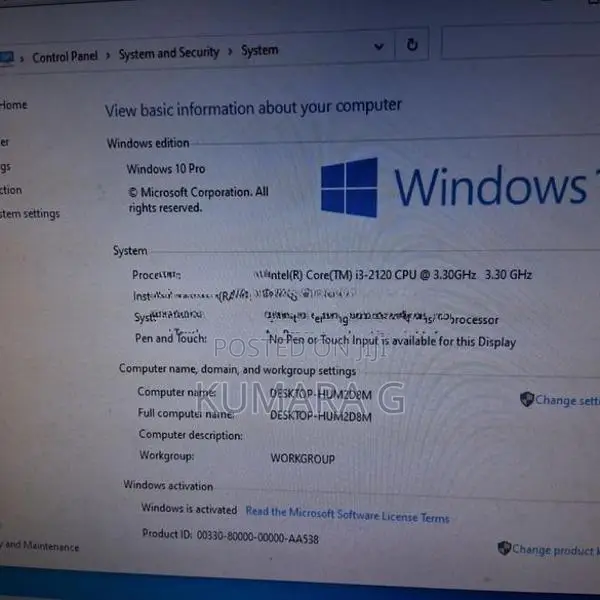 I3 2nd Gen Desktop PC