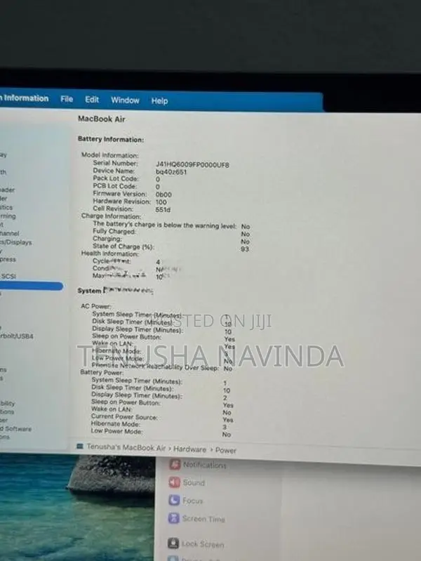 MacBook Air M5 16GB/512GB Sky Blue 2026 (මුදල් හදිසියකට විකිණීමට)