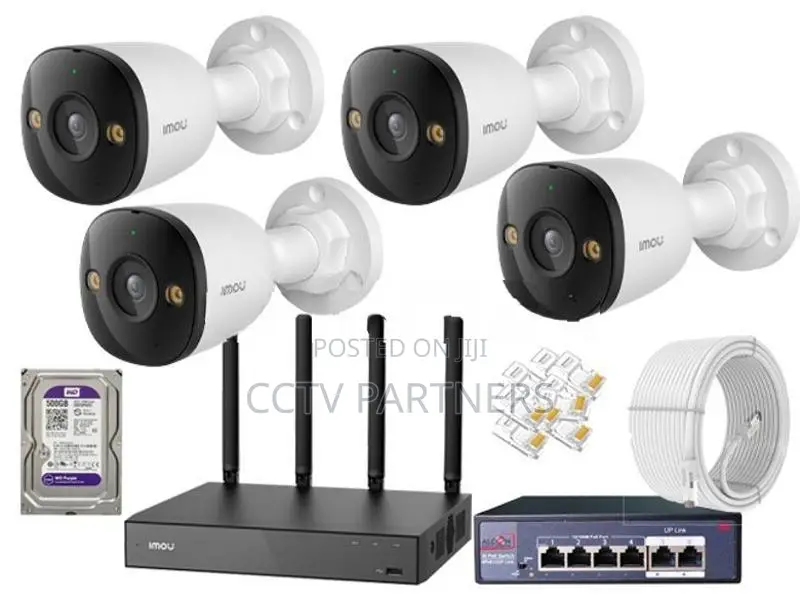 IMOU 3MP 2K PoE IP Bullet outdoor CCTV Camera Package