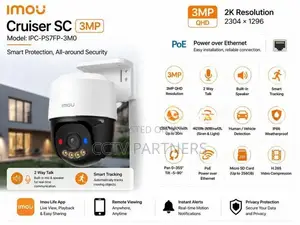 IMOU 3MP 2K 4-Camera PoE IP 360 rotate colorvu CCTV Package