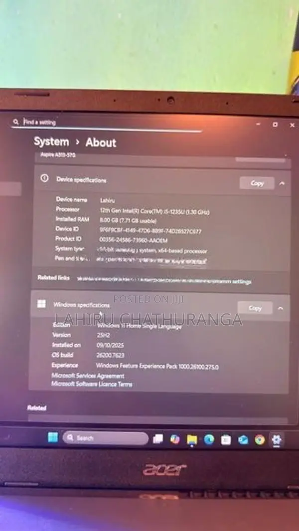 Aspire 5 12th Gen I5