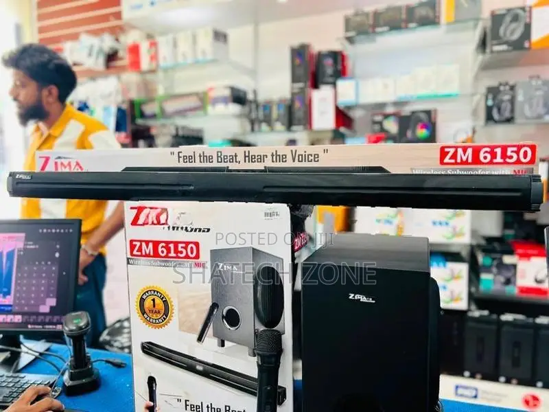 Speaker Soundbar + Subwoofer USB|BT|Super Bass (New) ZIMA ZM 6150