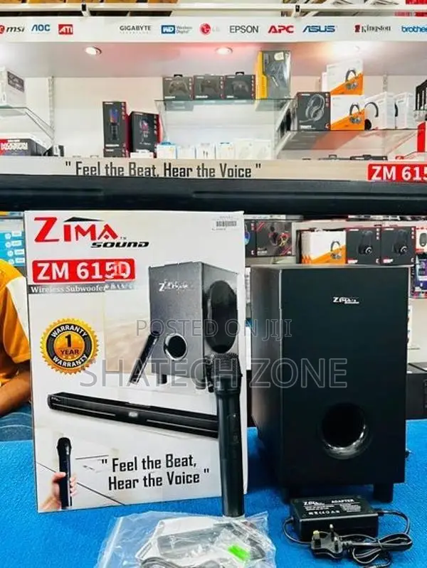 Speaker Soundbar + Subwoofer USB|BT|Super Bass (New) ZIMA ZM 6150