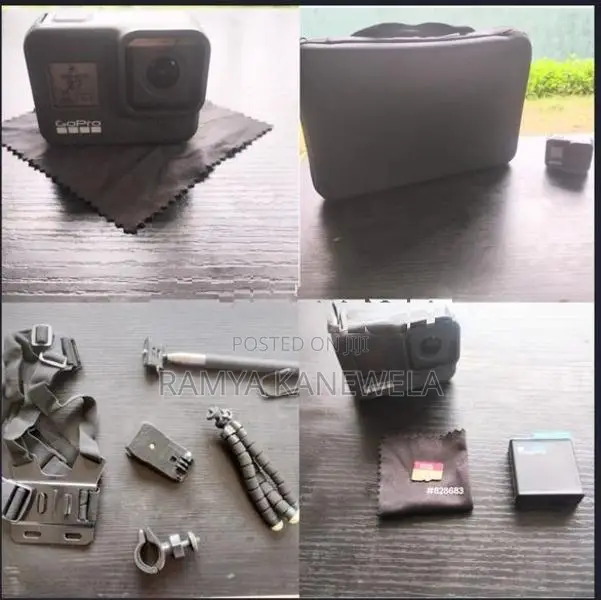 GoPro Hero 8 Black + Full Accessories Bundle (Ready To Use)