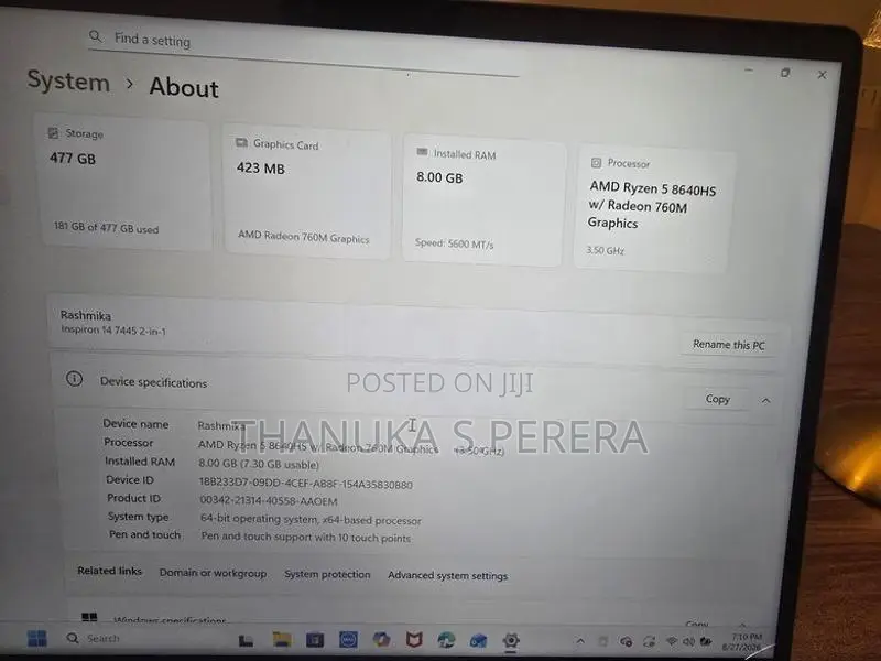 HP 360 Touch Laptop