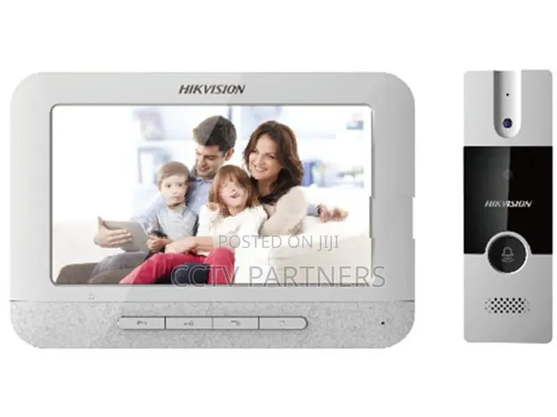 Hikvision 204T 1,080P Video Door Phone photo saving 7" LED Screen cctv