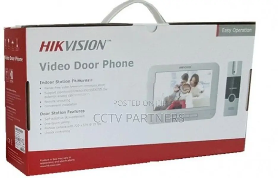Hikvision 204T 1,080P Video Door Phone photo saving 7" LED Screen cctv