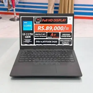 Dell Latitude 3420 intel Core i5-11th Gen 8GB RAM 256GB SSD Laptop