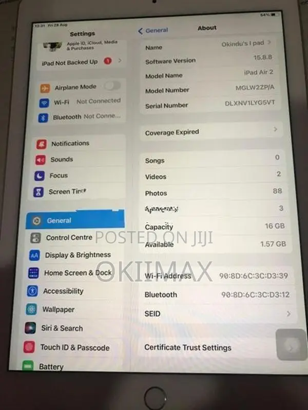 Apple iPad Air 2 (Used)