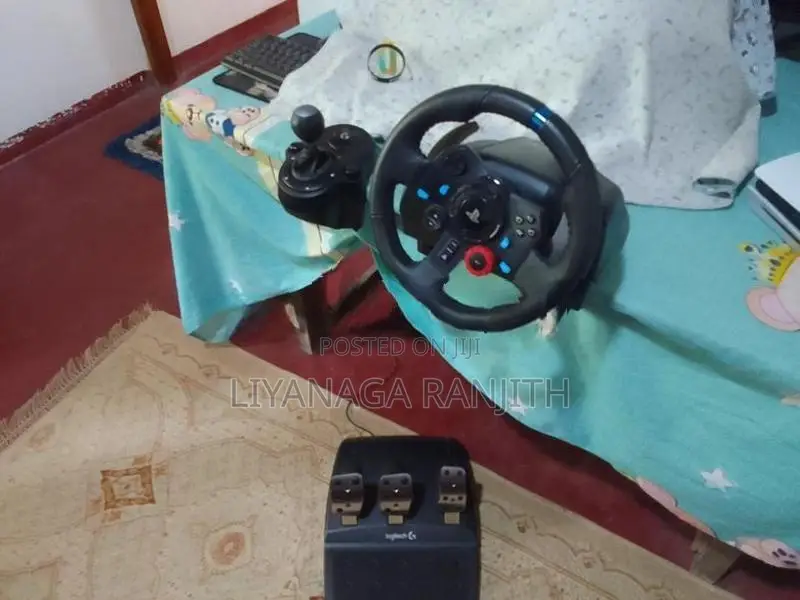 ps5 (Slim) , g29 Steering Wheel ,Pedals ,Shifter ,All Cables