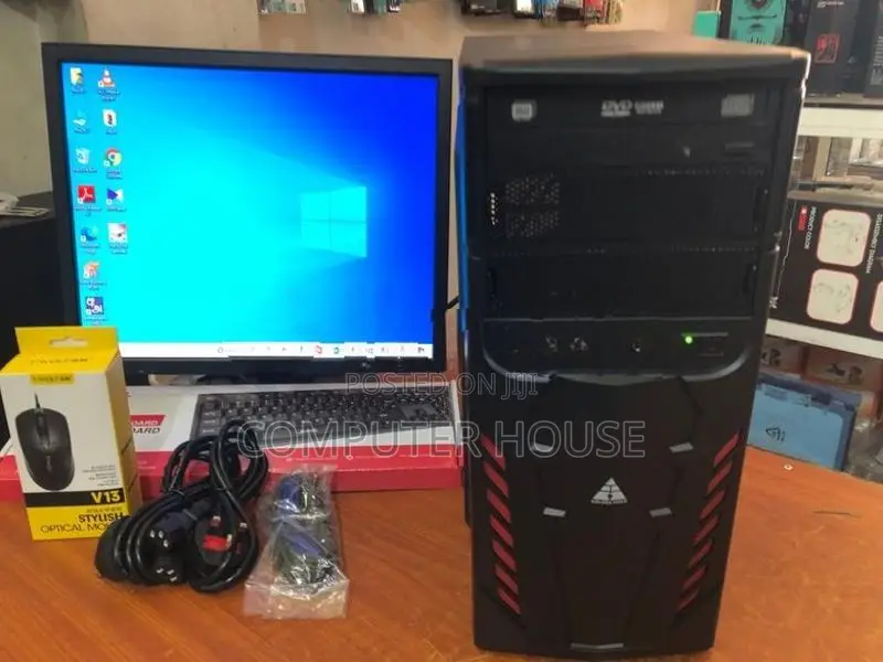 CORE i5 6TH, 8gb RAM, 17’’ Monitor Full Set Desktop Cpu Computer