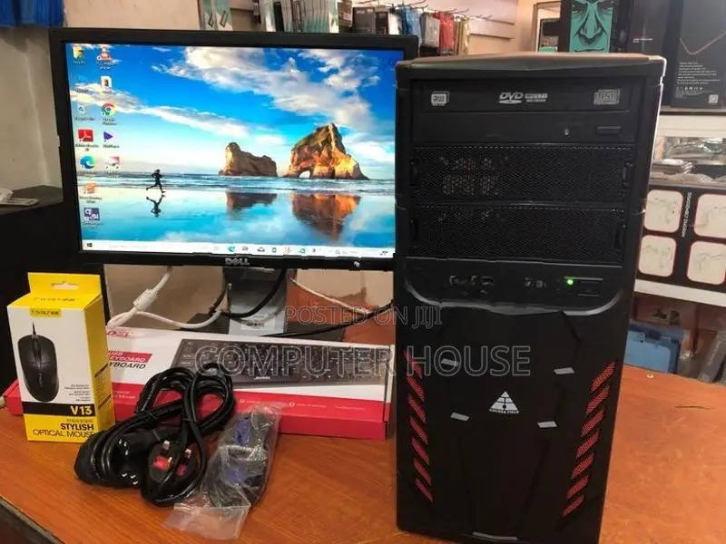 CORE i5 6TH, 8gb RAM, 19’’ Wide Monitor Full Set Desktop Cpu Computer