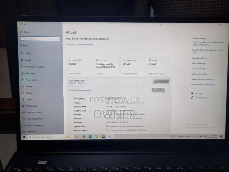 Toshiba i5 12th Gen Laptop