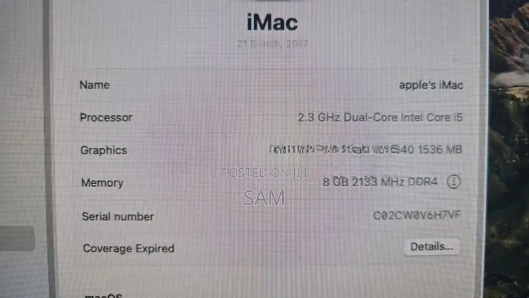 iMac 21.5 2017