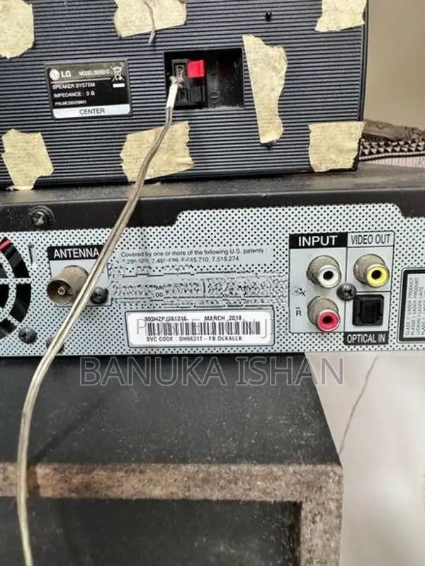 LG 5.1 DVD Home Theater System With Tallboy Speakers