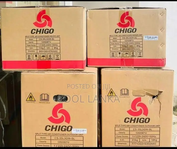 CHIGO 12000BTU Non Inverter Brand New Air Conditioner