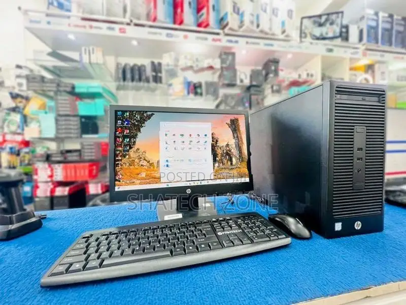 Computer i5 6th Gen (HP) 8GB RAM|500GB HDD (Monitor 17"- 22" + Full Se