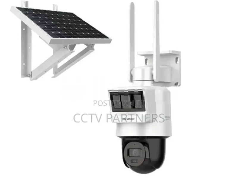 Hikvision 4mp 2k solar 4G lte PIR radar detectotion siren cctv camera