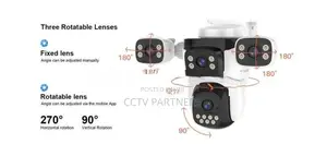 2K 4 lens human track colorvu two-way audio siren cctv camera CS621FR