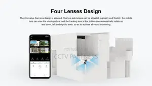 2K 4 lens human track colorvu two-way audio siren cctv camera CS621FR