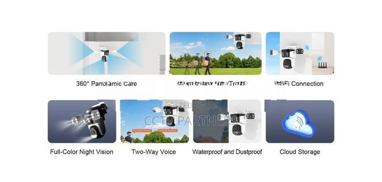 2K 4 lens human track colorvu two-way audio siren cctv camera CS621FR