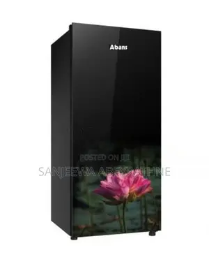 Abans 206L Lotus Charm Single Glass Door Inverter Refrigerator