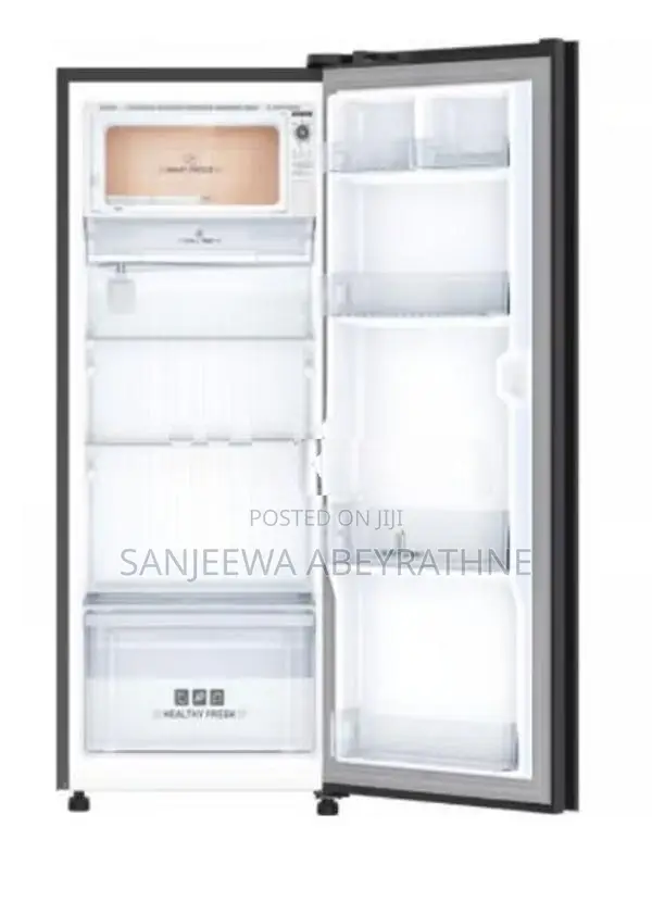Abans 206L Lotus Charm Single Glass Door Inverter Refrigerator