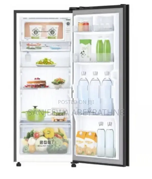 Abans 206L Lotus Charm Single Glass Door Inverter Refrigerator