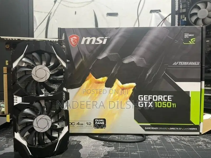Msi Gtx 1050ti 4GB Vga Card Of