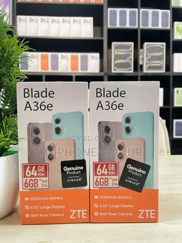 ZTE Blade A36E (Brand New)