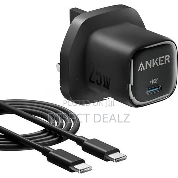 Anker 25W Compact Charger with Type-C to Cable