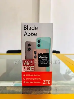 ZTE Blade A36e 4GB 64GB (Brand New)