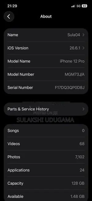 Apple iPhone 12 Pro 128GB (Used)