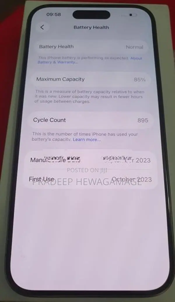 Apple iPhone 15 Pro 256GB (Used)