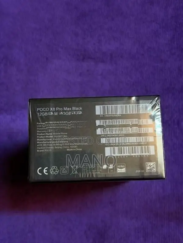 Xiaomi Poco X8 Pro Max 5G (Brand New)